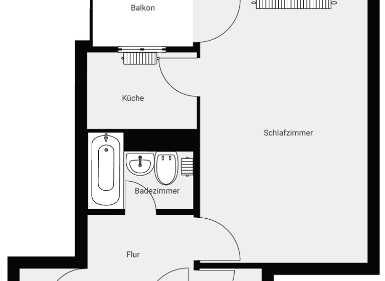 Wohnung zur Miete 419 € 1 Zimmer 34 m²<br/>Wohnfläche 1.<br/>Geschoss ab sofort<br/>Verfügbarkeit Äußere Bayreuther Str. 152 Schafhof Nürnberg 90411