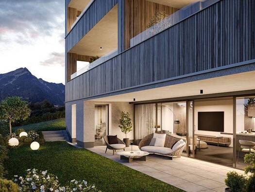 Terrassenwohnung zum Kauf - Erstbezug provisionsfrei 379.600 € 2 Zimmer 56,5 m² 1. Geschoss Ziggamweg 212a und 212b St. Gallenkirch 6791