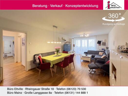 Wohnung zum Kauf 445.000 € 3,5 Zimmer 107 m² 1. Geschoss Lerchenberg Mainz 55127