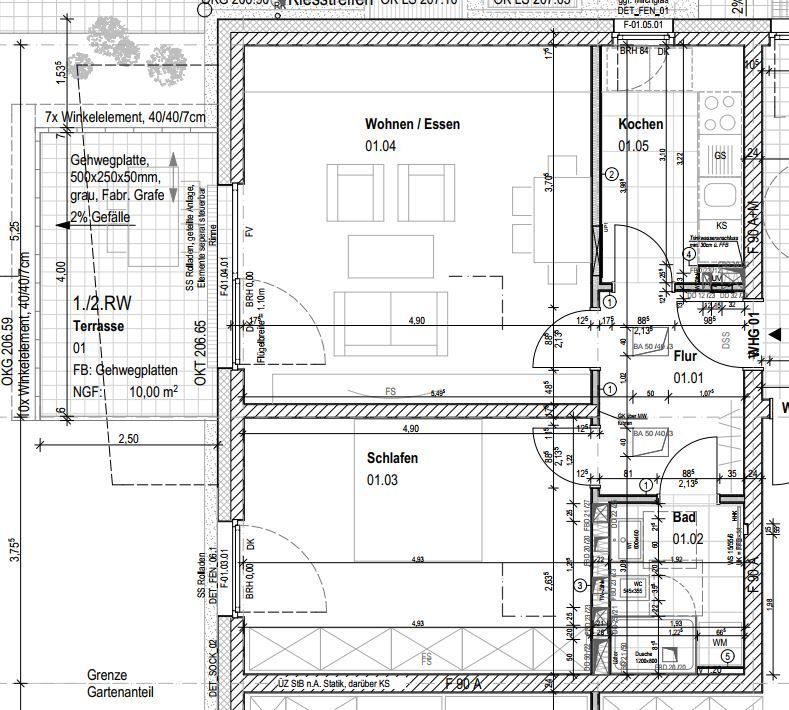 Wohnung zur Miete 724 € 2 Zimmer 63,9 m²<br/>Wohnfläche EG<br/>Geschoss ab sofort<br/>Verfügbarkeit Döbraer Straße 9 Kleinpestitz (Eppendorfer Weg) Dresden 01189