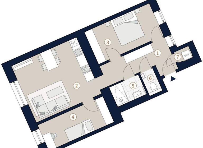 Wohnung zum Kauf - Erstbezug 499.000 € 3 Zimmer 60,6 m² 3. Geschoss Landstraßer Hauptstraße Wien 1030