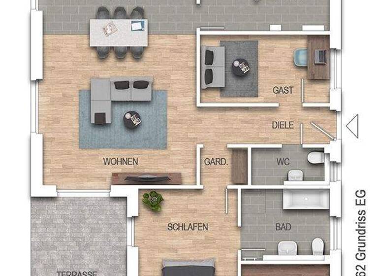 Bungalow zum Kauf 343.900 € 3 Zimmer 126 m² 685 m² Grundstück Taarstedt 24893