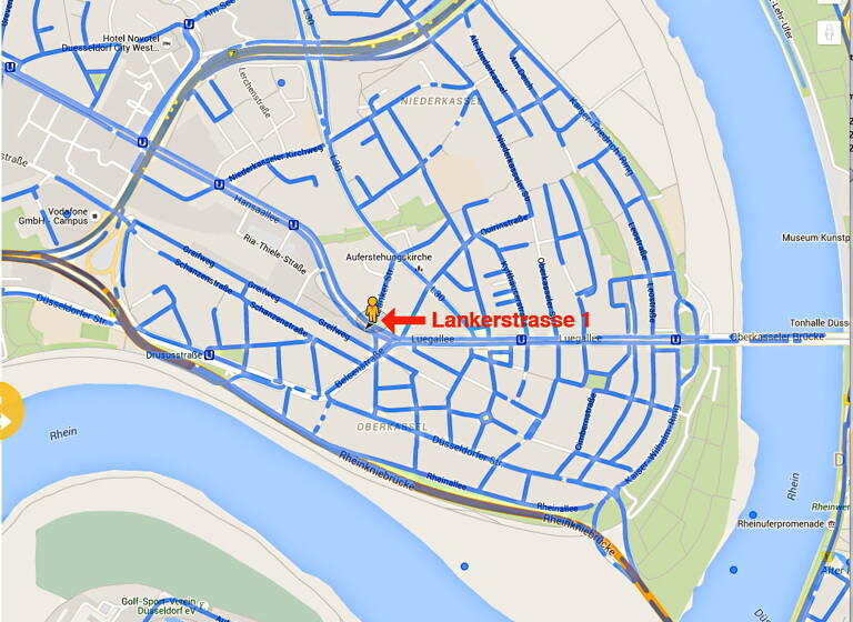 Wohnung zur Miete Wohnen auf Zeit 1.650 € 2 Zimmer 70 m²<br/>Wohnfläche 01.08.2025<br/>Verfügbarkeit Oberkassel Düsseldorf 40545