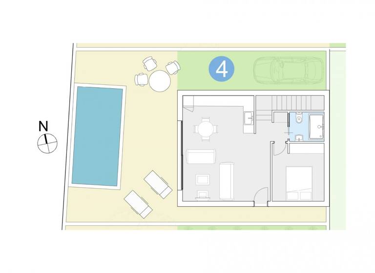 Villa zum Kauf provisionsfrei 399.900 € 4 Zimmer 97 m² 151 m² Grundstück Calle CANELA 4B Orihuela Costa 03189