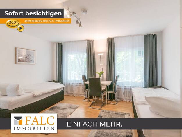 Wohnung zur Miete 1.800 € 1 Zimmer 30,8 m² 4. Geschoss Schützenbahn 15 Stadtkern Essen 45127