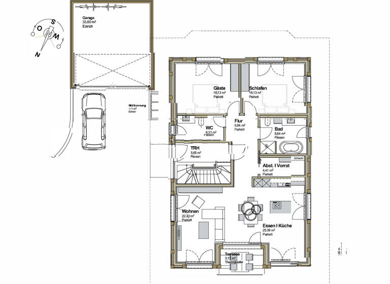 Wohnung zum Kauf provisionsfrei 698.000 € 3 Zimmer 109 m²<br/>Wohnfläche EG<br/>Geschoss Schluchsee Schluchsee 79859