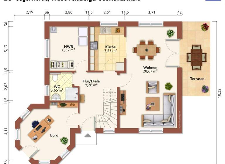 Einfamilienhaus zum Kauf provisionsfrei 986.000 € 5 Zimmer 128 m² 1.252 m² Grundstück Carwitz Feldberger Seenlandschaft 17258