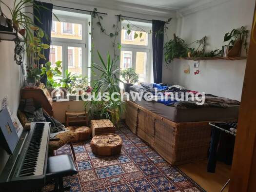 Wohnung zur Miete Tauschwohnung 410 € 2 Zimmer 60 m² 1. Geschoss Connewitz Süd 04277