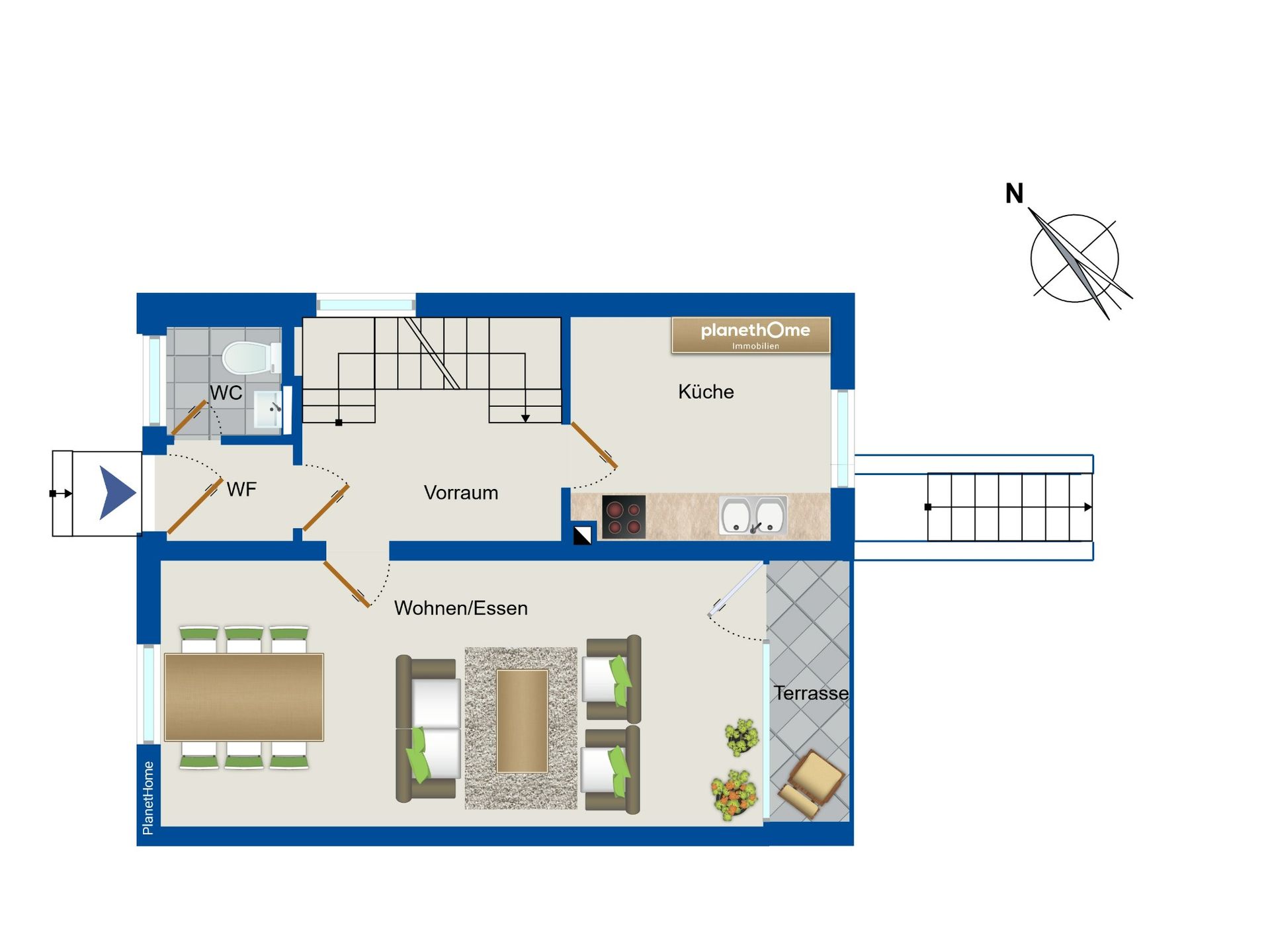 Reihenmittelhaus zum Kauf 196.000 € 4 Zimmer 92 m²<br/>Wohnfläche 226 m²<br/>Grundstück Kulmbach Kulmbach 95326