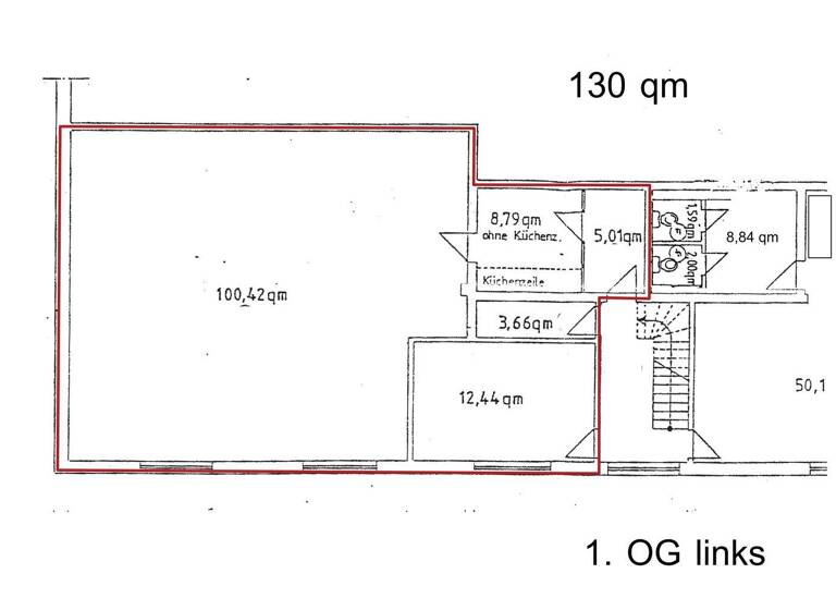 Büro zur Miete provisionsfrei 650 € Innenstadt Aurich 26603