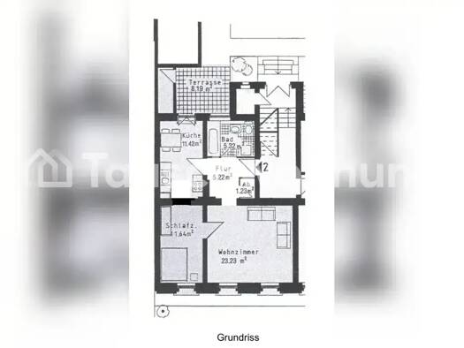 Wohnung zur Miete Tauschwohnung 819 € 2 Zimmer 63 m² EG Brandenburger Vorstadt Potsdam 14471