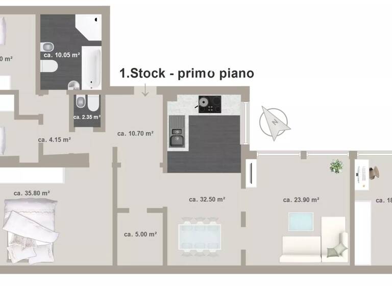 Studio zum Kauf 620.000 € 5 Zimmer 200 m² 1. Geschoss Sterzing 39049