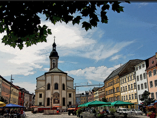 Mehrfamilienhaus zum Kauf als Kapitalanlage geeignet 630 m² 1.600 m² Grundstück Haslach Traunstein 83278