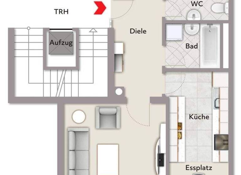 Wohnung zum Kauf 245.000 € 3 Zimmer 81 m² Nordoststadt Offenburg 77654