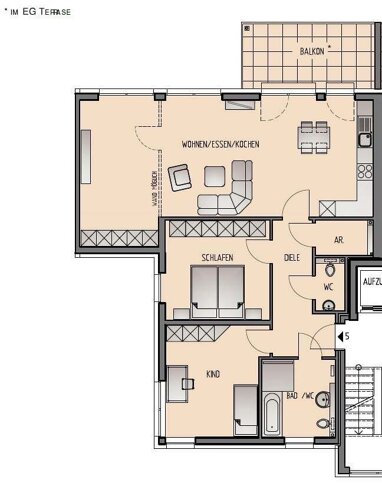 Wohnung zum Kauf provisionsfrei 462.000 € 4 Zimmer 107 m² Innenstadt Gevelsberg 58285