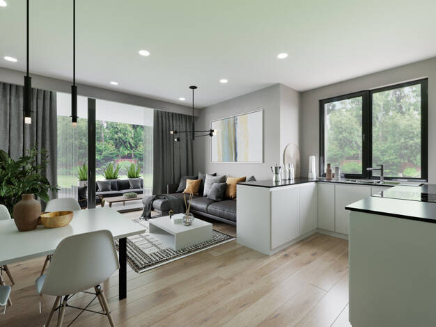 Wohnung zum Kauf - Neubau 292.417 € 2 Zimmer 56,8 m² Dachgeschoss, EG Gundelsheim Gundelsheim / Höchstberg 74831
