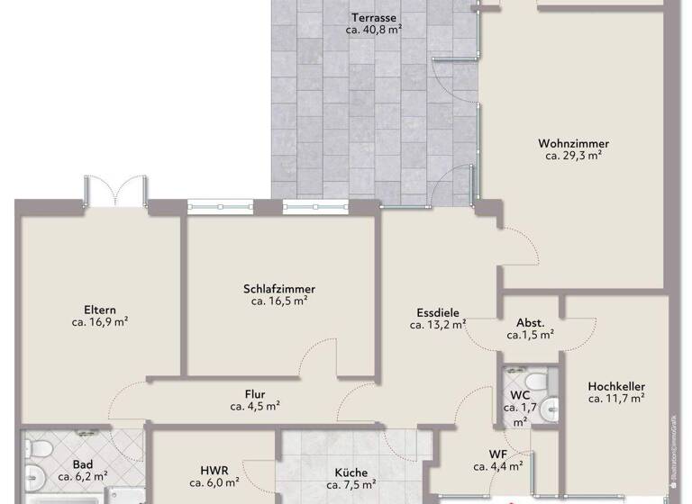 Bungalow zum Kauf 315.000 € 4 Zimmer 140 m² 444 m² Grundstück Blockdiek Bremen 28327