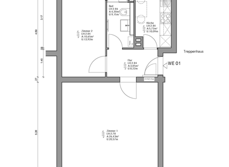 Wohnung zum Kauf 255.000 € 2 Zimmer 51 m² Geschoss 1/3 frei ab sofort Pichelsdorfer Straße 36 Spandau Berlin 13595