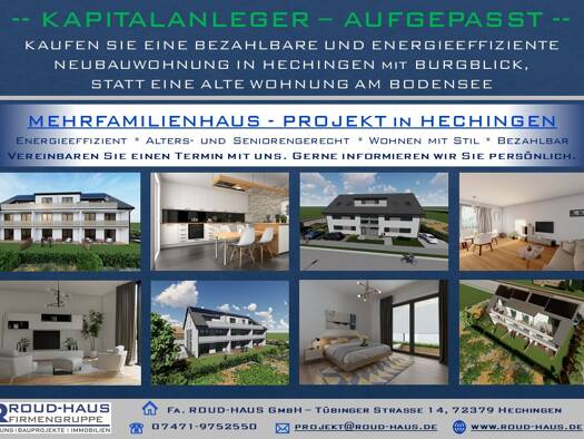 Wohnung zum Kauf provisionsfrei Schlater Strasse 14 Hechingen 72379