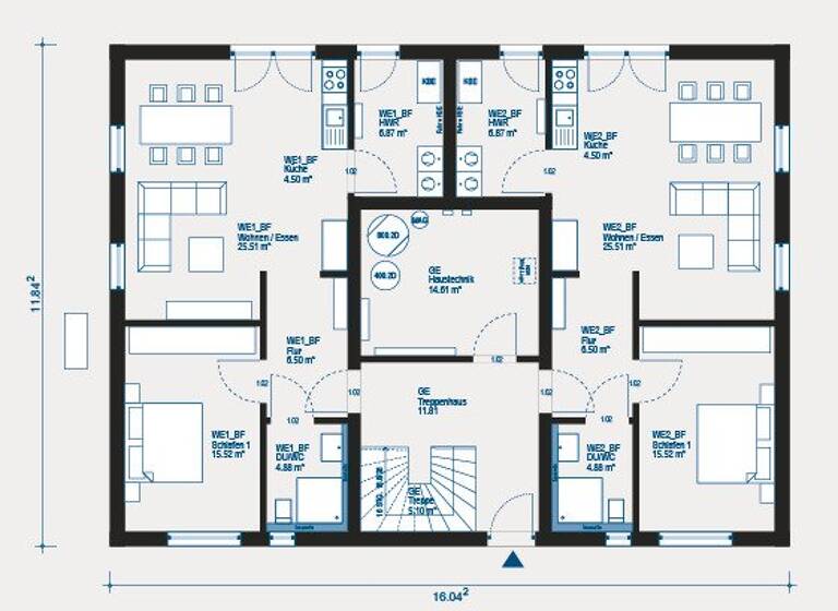 Mehrfamilienhaus zum Kauf provisionsfrei 498.189 € 8 Zimmer 267 m² 684 m² Grundstück Refflingsen Iserlohn 58640