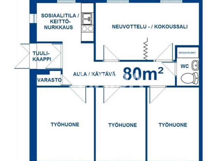 Bürofläche zum Kauf 19.700 € Hollola 16800