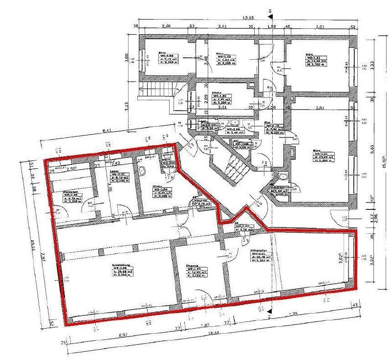 Büro-/Praxisfläche zur Miete 5,50 € 113 m²<br/>Bürofläche Pieschen-Süd (Leisniger Platz) Dresden 01127