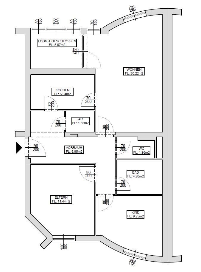 Wohnung zum Kauf 230.000 € 2 Zimmer 64,4 m²<br/>Wohnfläche 01.02.2026<br/>Verfügbarkeit Weinzierler Straße 33 Kirchdorf an der Krems 4560