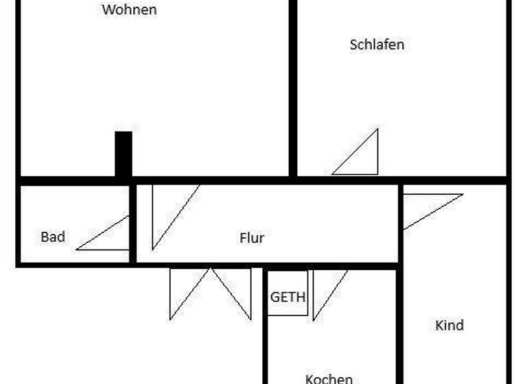 WG-Zimmer zur Miete 505 € 3 Zimmer 72 m² EG frei ab sofort Schweizergartenstraße 8 Wurzen 04808