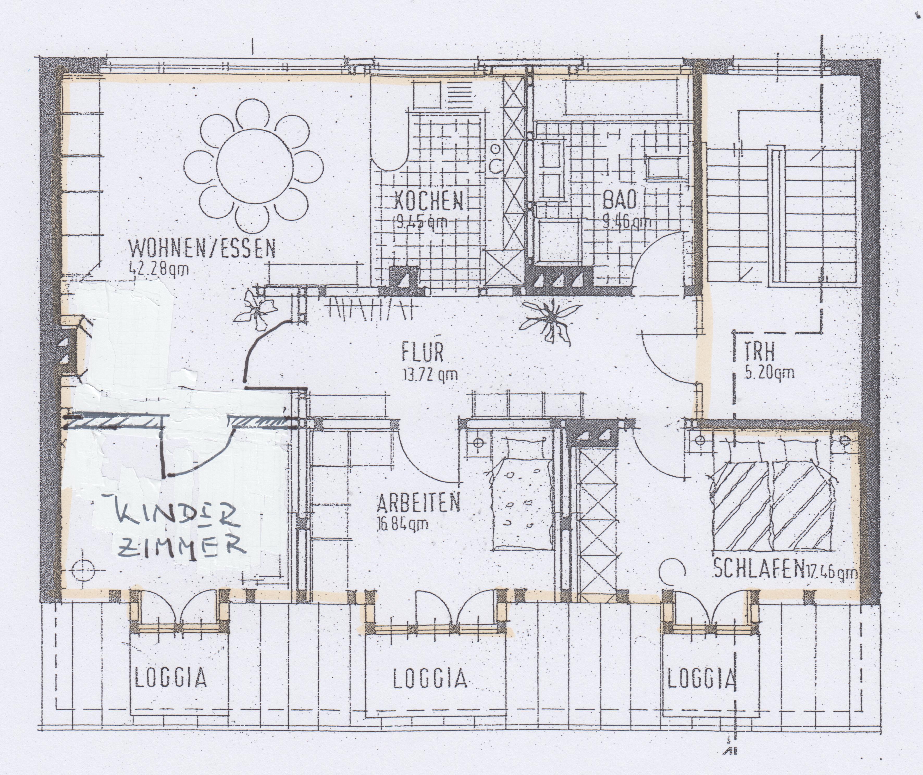 Wohnung zur Miete 990 € 4 Zimmer 87,4 m²<br/>Wohnfläche 5.<br/>Geschoss ab sofort<br/>Verfügbarkeit Sophienstraße Jena - Zentrum Jena 07743