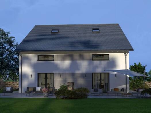 Doppelhaushälfte zum Kauf 555.900 € 5 Zimmer 193,8 m² 850 m² Grundstück Kaatschen-Weichau Saaleplatte 99518
