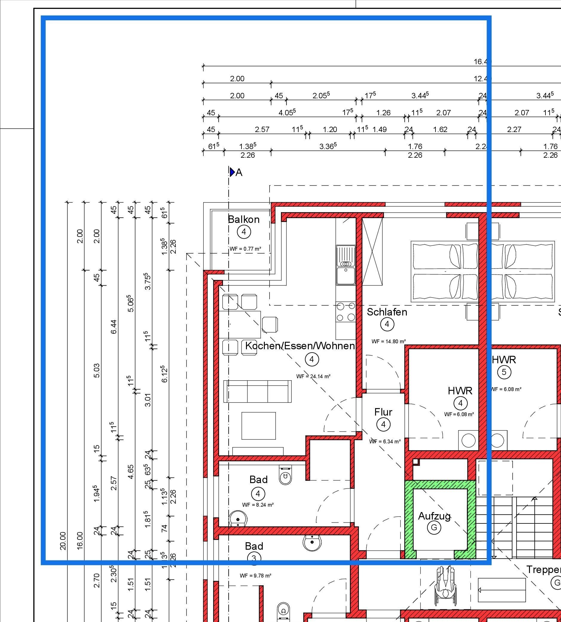 Wohnung zur Miete 675 € 2 Zimmer 60 m²<br/>Wohnfläche 1.<br/>Geschoss ab sofort<br/>Verfügbarkeit Wilhelmstrasse 11 Neustadt Meppen 49716