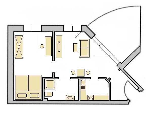 Wohnung zum Kauf 110.000 € 2 Zimmer 47 m²<br/>Wohnfläche EG<br/>Geschoss Kniepervorstadt Stralsund 18435