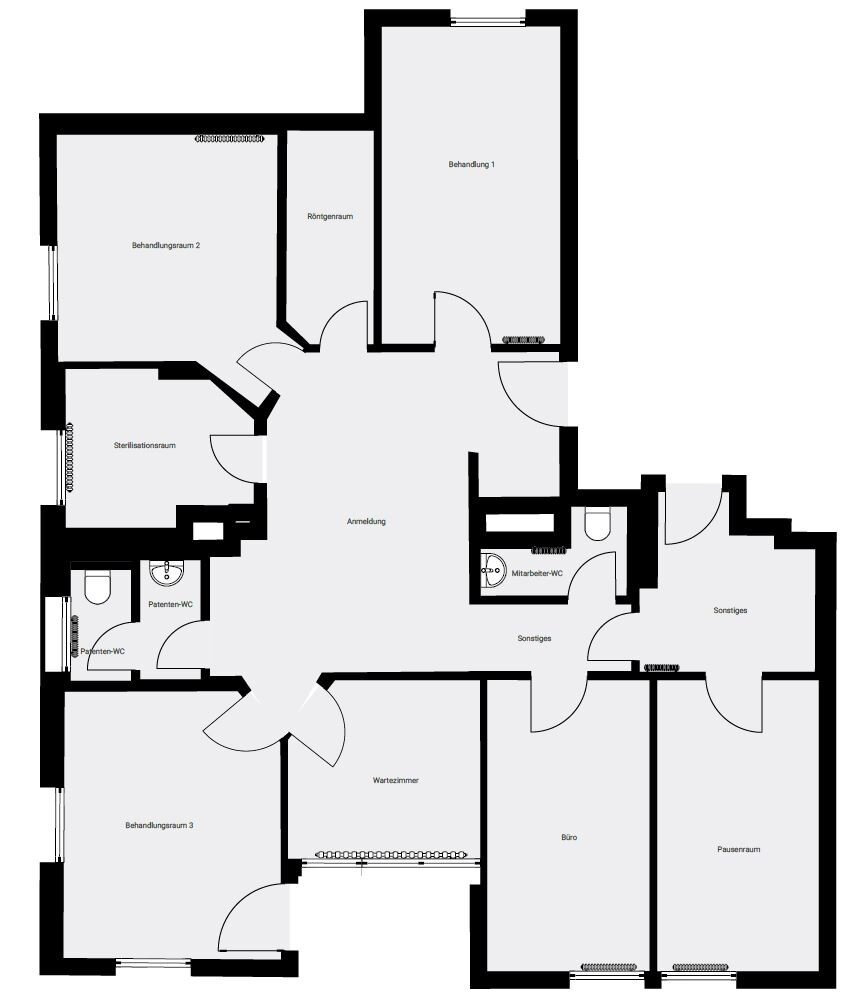 Praxisfläche zur Miete 9 € 109 m²<br/>Bürofläche Basteistraße 6 Forchheim Forchheim 91301