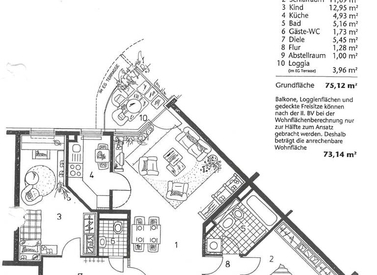 Wohnung zum Kauf 189.000 € 3 Zimmer 73,1 m²<br/>Wohnfläche EG<br/>Geschoss Paunsdorf Leipzig / Heiterblick 04329