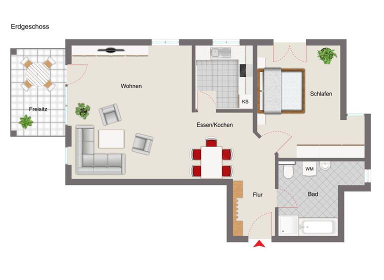 Wohnung zum Kauf 330.000 € 2 Zimmer 73 m² Lörrach 79539