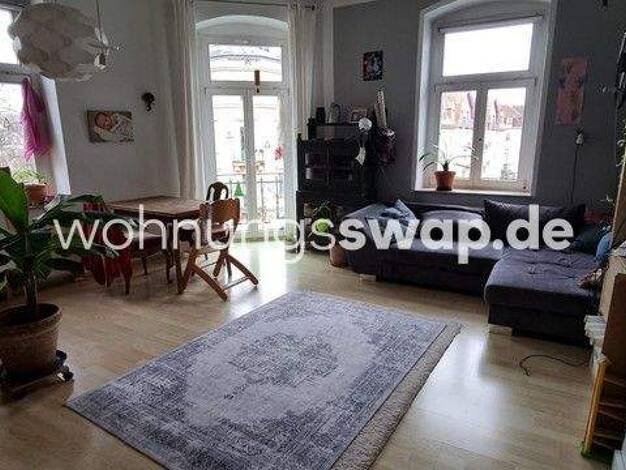 Studio zur Miete Tauschwohnung 860 € 3 Zimmer 84 m² 2. Geschoss Pieschen-Nord/Trachenberge DD-Pieschen 1129