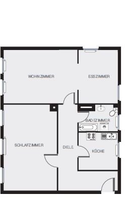 Wohnung zur Miete 648 € 2 Zimmer 79 m²<br/>Wohnfläche 1.<br/>Geschoss Oskar-von-Miller-Str. 29 Dutzendteich Nürnberg 90478