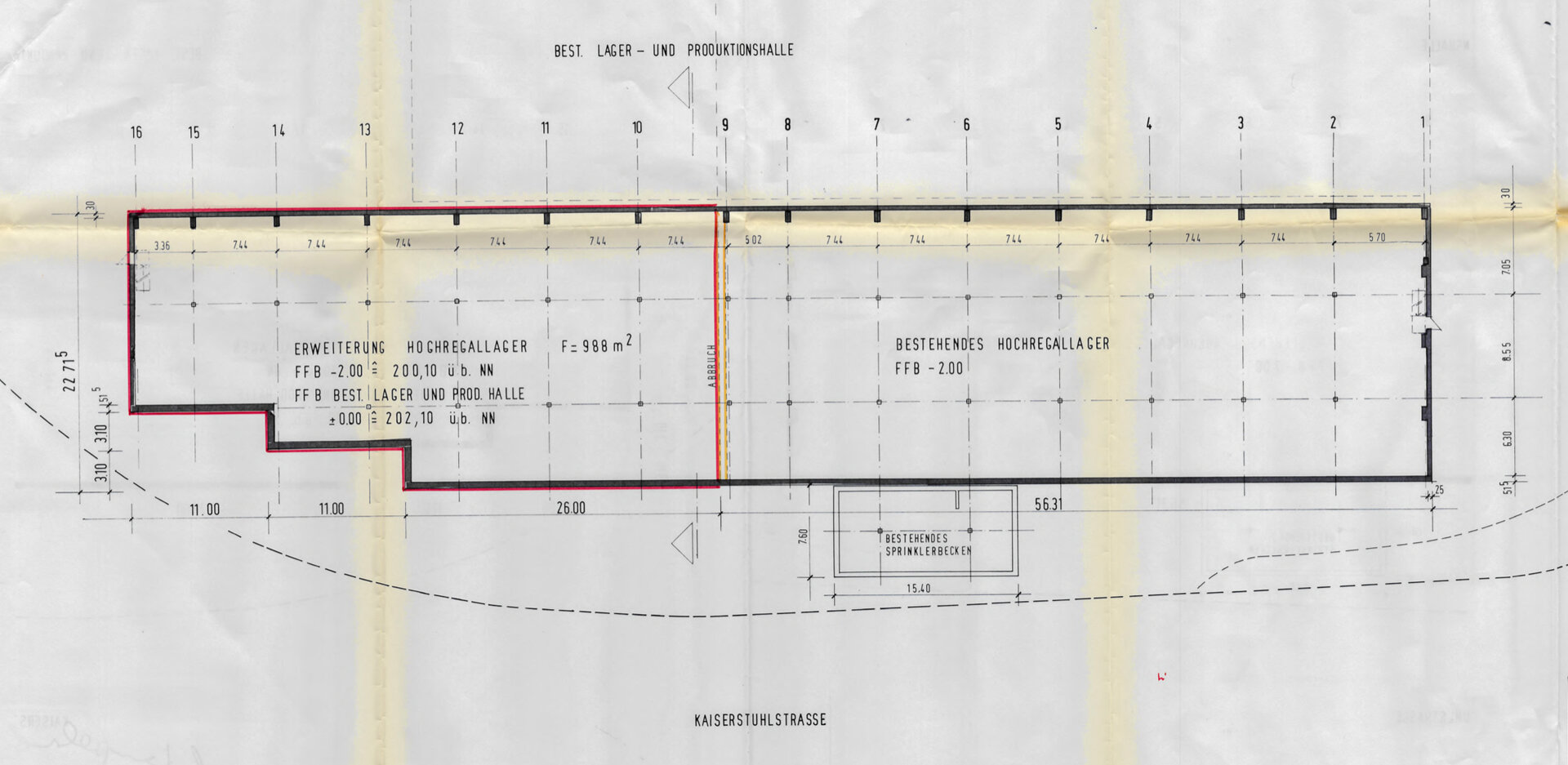 Lagerhalle zur Miete 2,66 € 2.259 m²<br/>Lagerfläche Emmendingen Emmendingen 79312