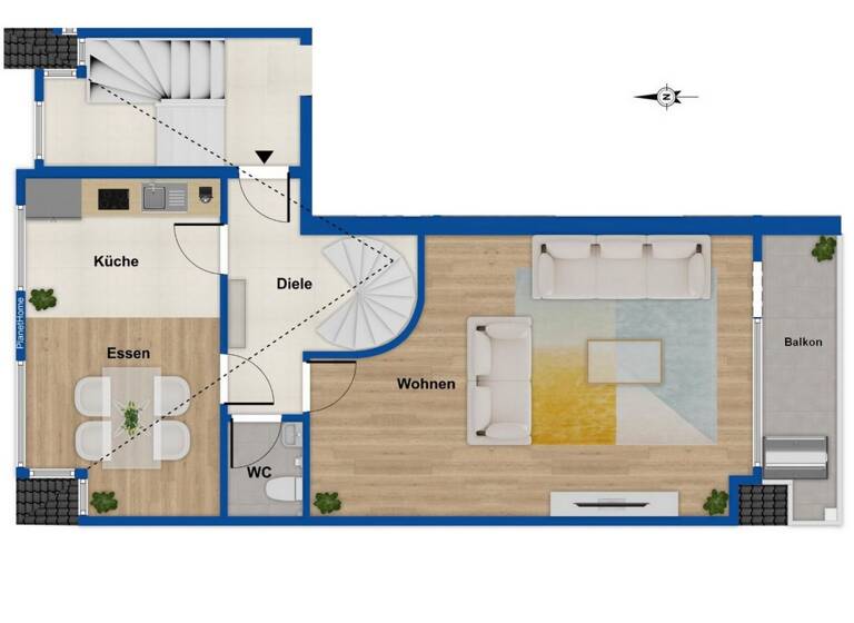 Maisonette zum Kauf 130.000 € 3 Zimmer 78,8 m²<br/>Wohnfläche Ückendorf Gelsenkirchen 45886