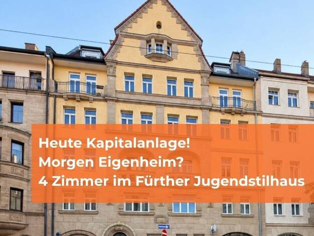 Wohnung zum Kauf 318.000 € 4 Zimmer 106,7 m² 1. Geschoss Innenstadt Fürth 90762