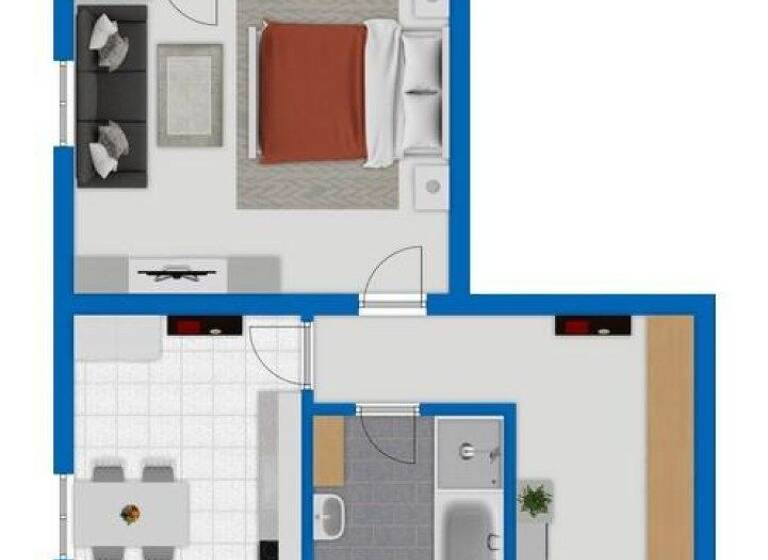 Wohnung zur Miete 500 € 1,5 Zimmer 53 m² Geschoss 2/3 frei ab 01.05.2026 Berg Mamming 94437
