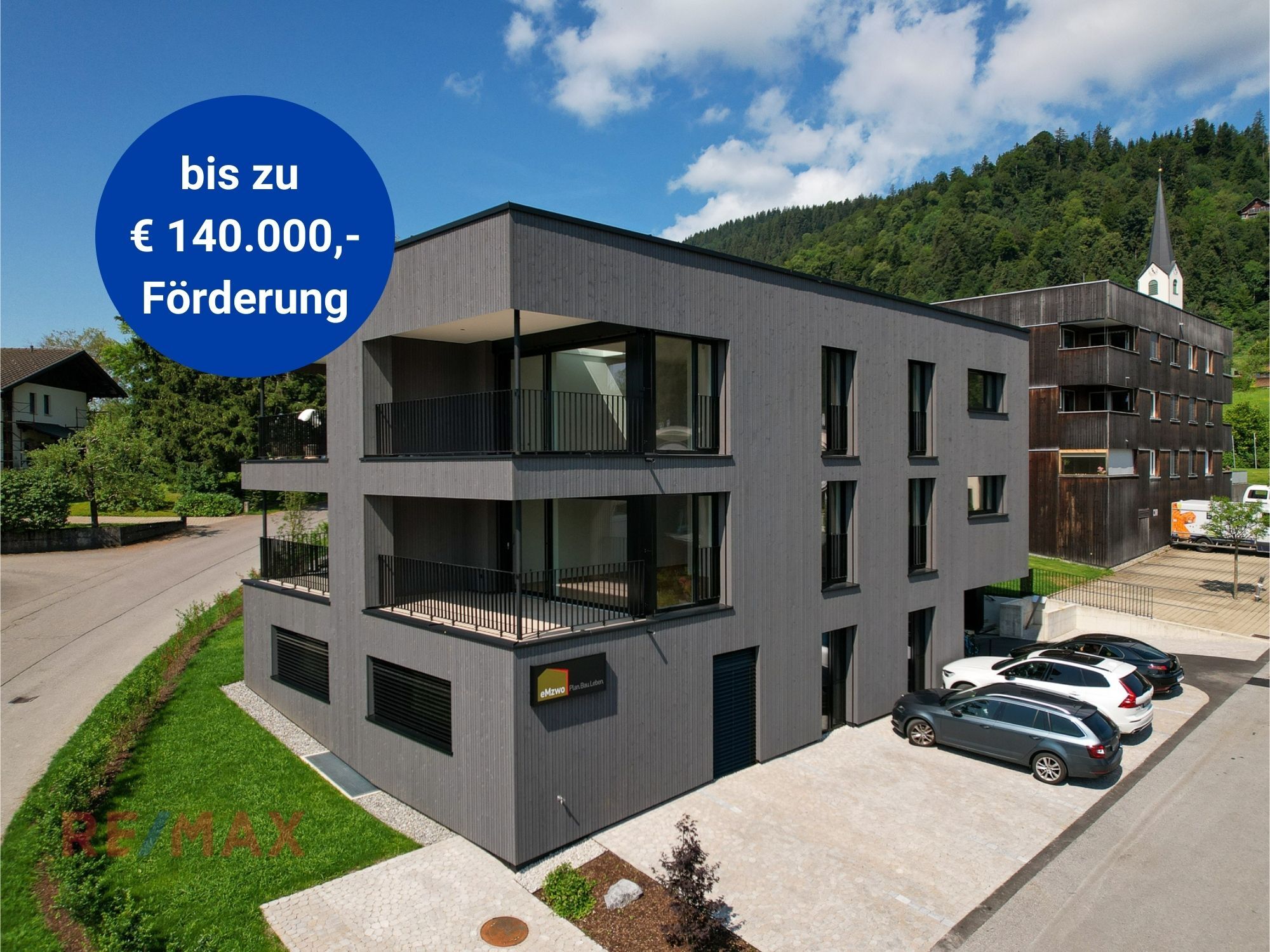 Wohnung zum Kauf 4 Zimmer 98,6 m²<br/>Wohnfläche 2.<br/>Geschoss Dorf 294 Langen bei Bregenz 6932