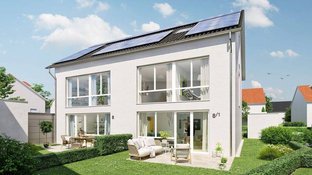 Doppelhaushälfte zum Kauf - Erstbezug 728.000 € 5 Zimmer 142 m² 188 m² Grundstück Degerschlacht Reutlingen / Degerschlacht 72768