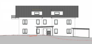 Wohnung zur Miete 850 € 2 Zimmer 52,1 m² Dachgeschoss, 2. Geschoss frei ab 01.09.2025 Kammer Traunstein 83278