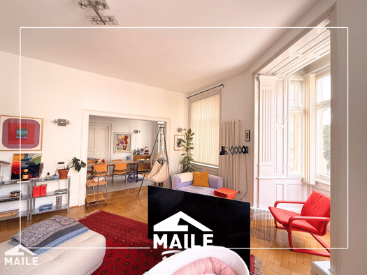 Wohnung zur Miete 2.400 € 5 Zimmer 161 m² 2. Geschoss frei ab 01.11.2026 Tübinger Straße 19 B Süd Mitte 70178