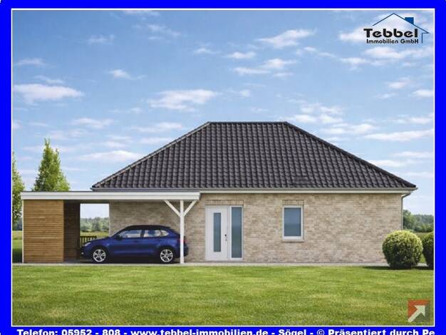 Bungalow zum Kauf - Erstbezug 279.000 € 3 Zimmer 74,3 m² 390 m² Grundstück Sögel Sögel 49751