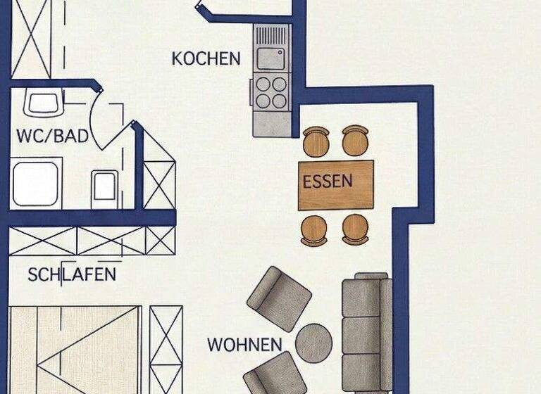Terrassenwohnung zum Kauf 184.000 € 3 Zimmer 57 m² frei ab sofort Neuensien 10 Neuensien Sellin 18586