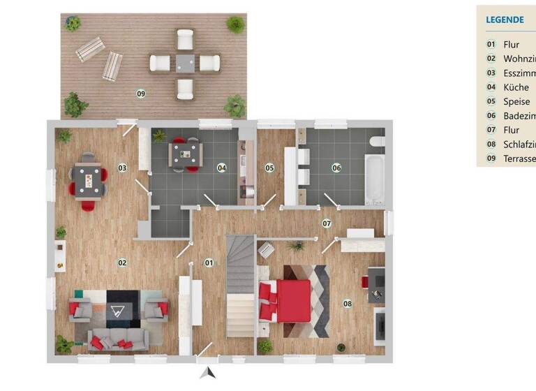 Haus zum Kauf 199.000 € 5 Zimmer 165 m² 2.223 m² Grundstück Tambach Weitramsdorf 96479