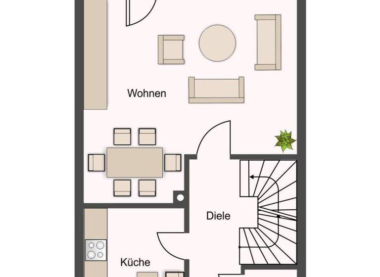Reihenmittelhaus zum Kauf 349.000 € 3 Zimmer 93 m² 261 m² Grundstück frei ab sofort Garbsen-Mitte Garbsen 30823