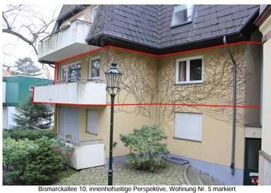 Wohnung zum Kauf 326.000 € 2 Zimmer 59,2 m² 1. Geschoss frei ab sofort Bismarckallee Grunewald Berlin 14193